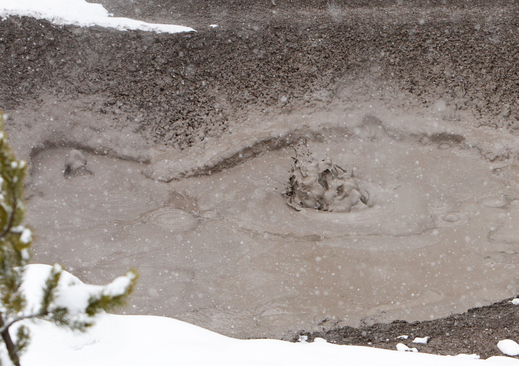 Mudpot in Mud Volcano area